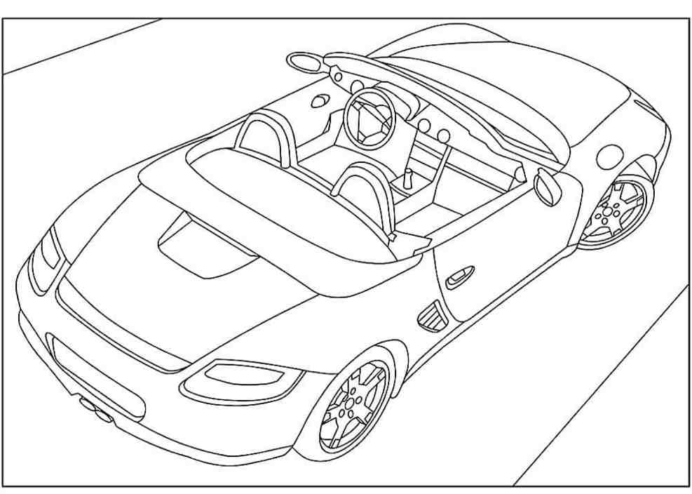xe porsche cho bé tô màu