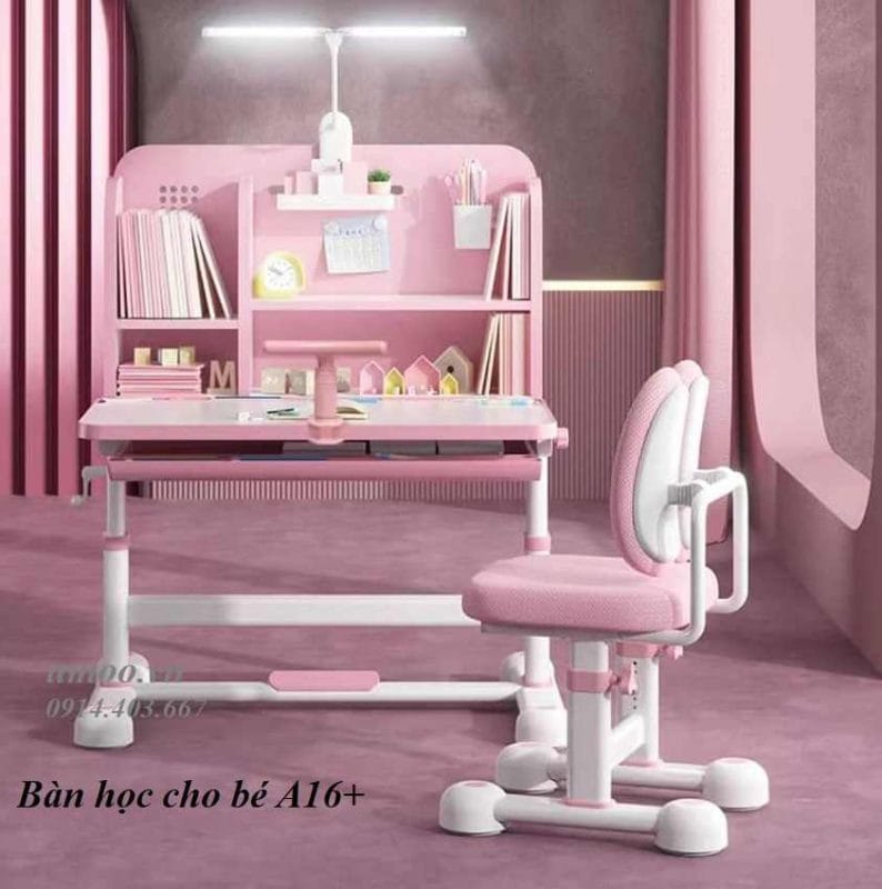 Bàn học A16 plus chồng gù, chống cận cho bé