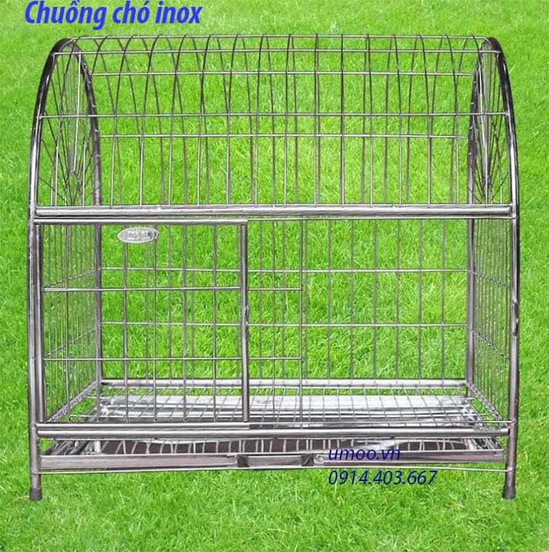 chuồng chó inox Hà Nội, chuồng inox chó nhỏ 5-15kg