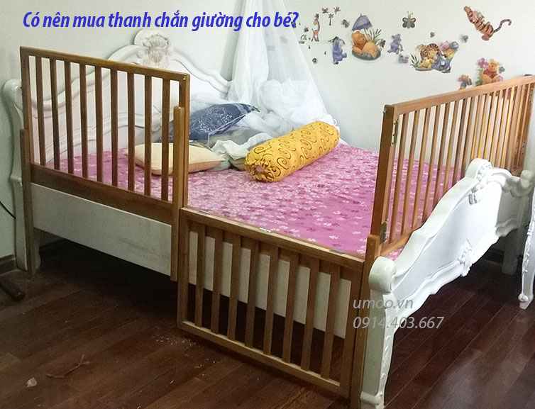 Có nên mua thanh chắn giường cho bé, mua thanh chắn giường cho bé ở đâu?