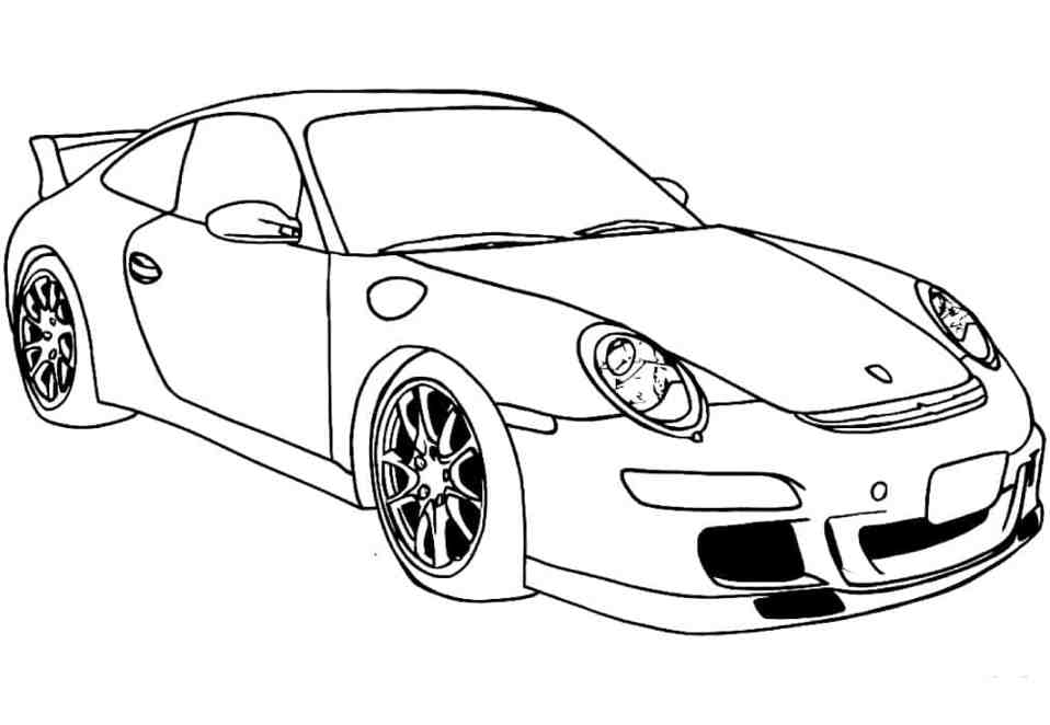 Porsche tô màu