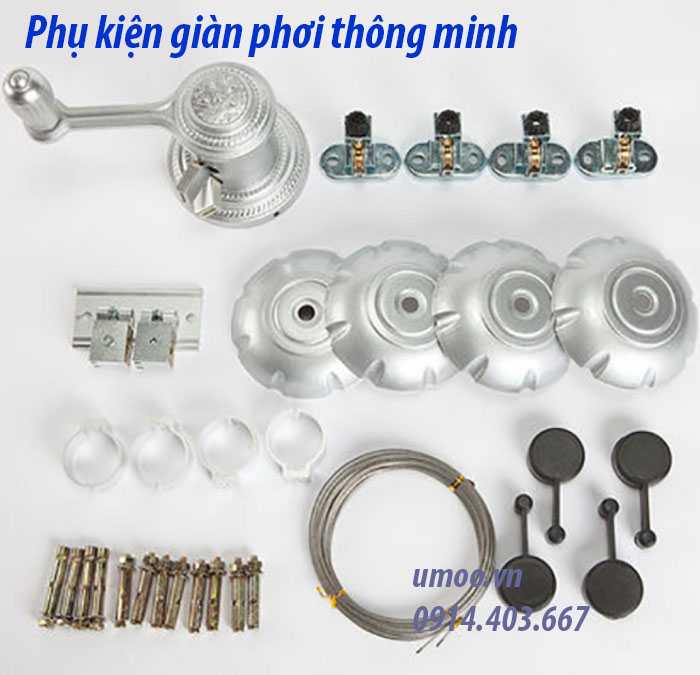 Phụ kiện giàn phơi thông minh, phụ kiện sửa chữa giàn phơi