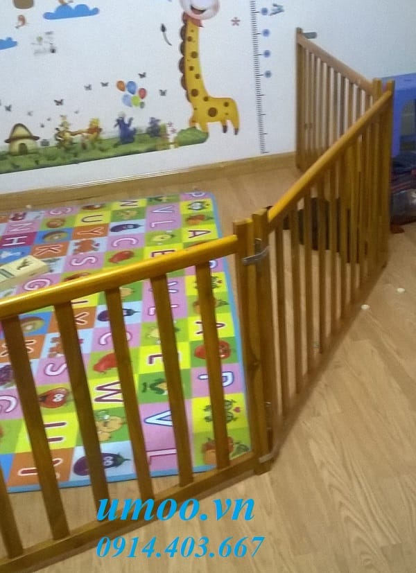 Có nên mua rào quây cho bé 3 Rào quây 3D bằng gỗ
