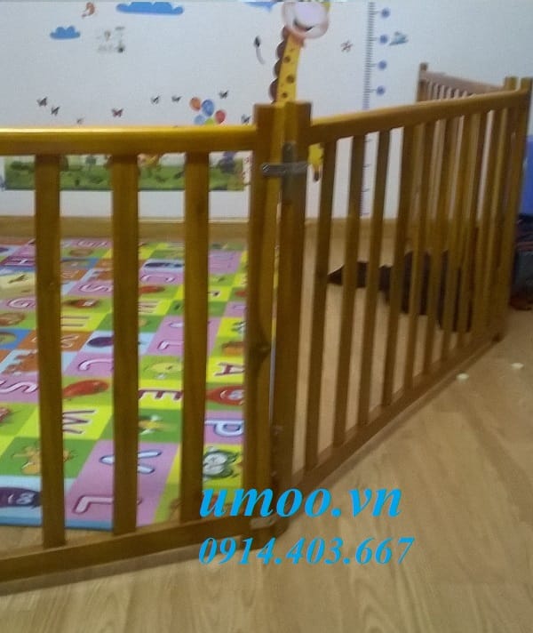 Có nên mua rào quây cho bé 5 Rào quây 3D bằng gỗ