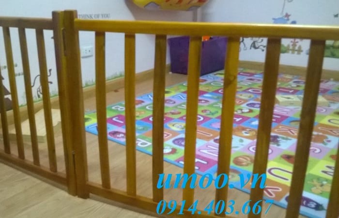 Có nên mua rào quây cho bé 6 Rào quây 3D bằng gỗ