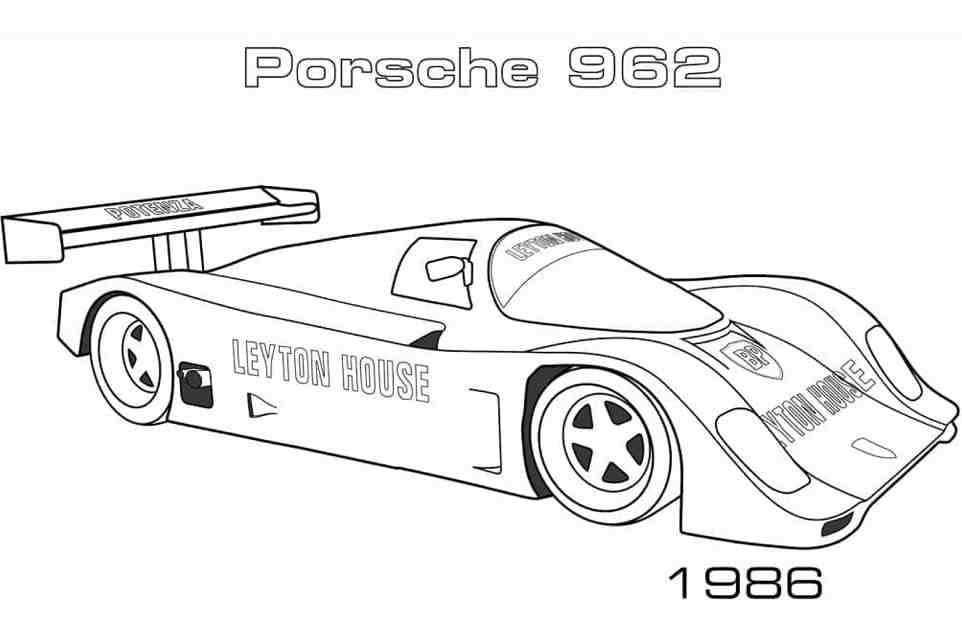 Porsche tô màu