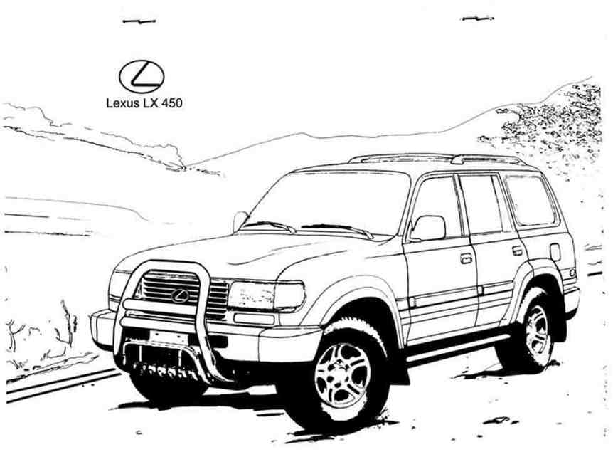 Lexus cho bé tô màu