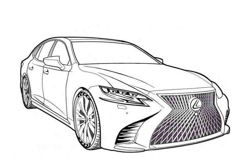 Lexus cho bé tô màu