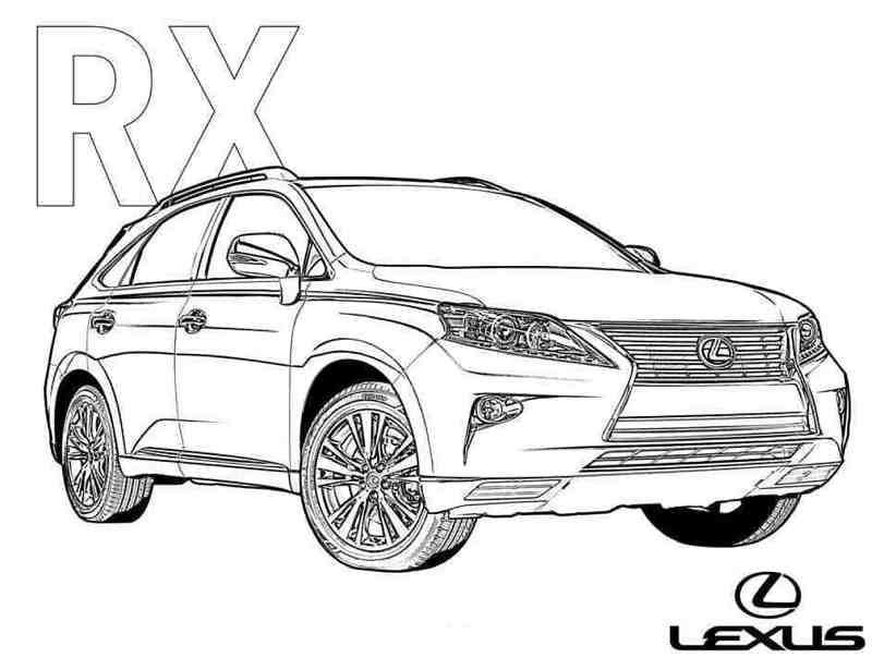 Lexus cho bé tô màu