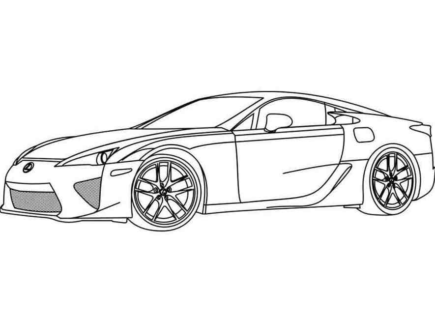 Lexus cho bé tô màu