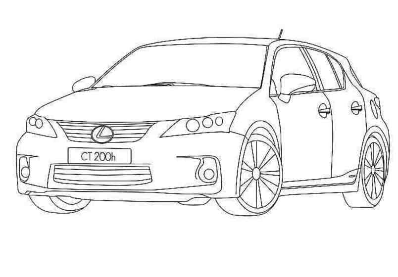 Lexus cho bé tô màu
