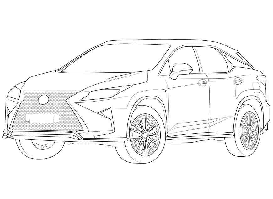 Lexus cho bé tô màu