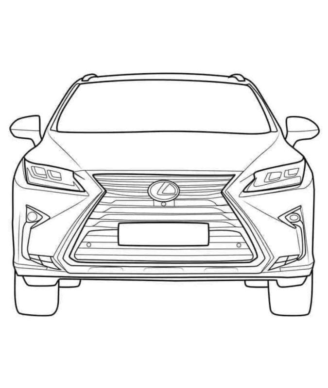 Lexus cho bé tô màu