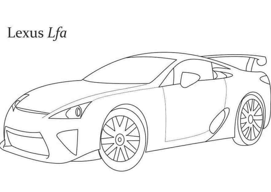 Lexus cho bé tô màu
