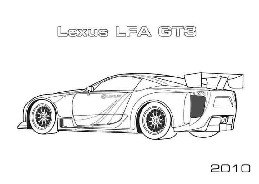 Lexus cho bé tô màu