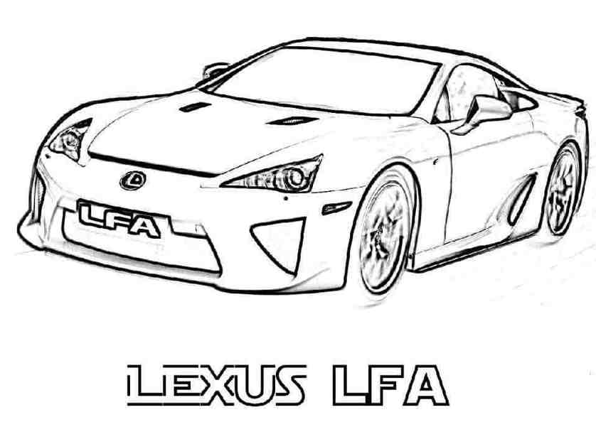 Lexus cho bé tô màu